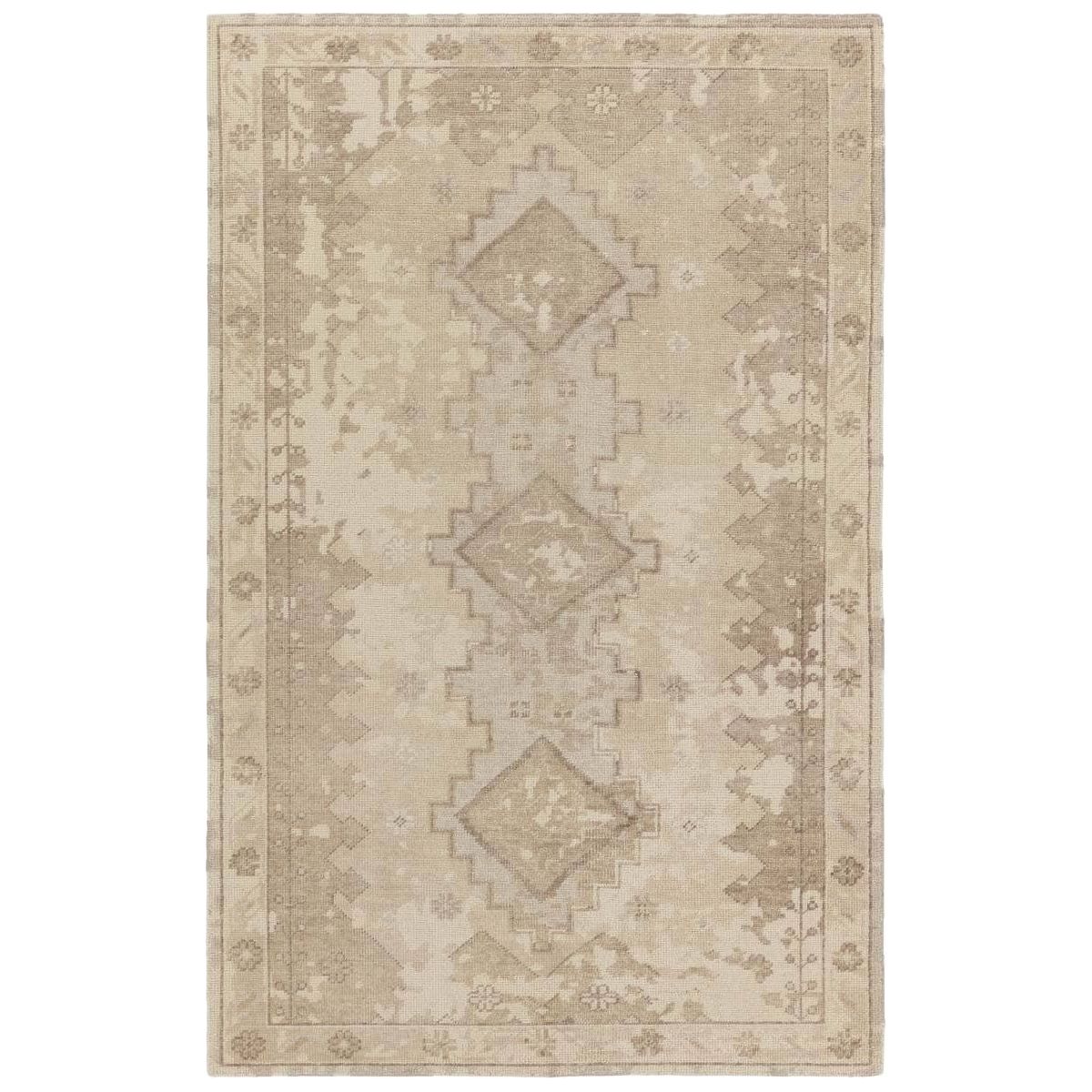Featuring Kai Pathos Hand-Knotted Runner by Jaipur Living at Amethyst Home. The artisan-made Kai Pathos Rug effortlessly blends the contemporary influence of color with traditionally timeless looks. Exceptionally made and artfully designed, the hand-knotted Pathos area rug infuses homes with vintage allure and an on-trend colorway. Abrashed taupe, cream, gray, and tan tones add a chic fem. Amethyst Home provides interior design services, furniture, rugs, and lighting in the Kansas City metro area.
