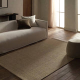 Featuring Bahan Laney Rug by Jaipur Living at Amethyst Home. The Bahan Laney grounds your space with airy shades and organic texture. Made from 100% natural sisal fibers, the Laney rug features a boucle weave for a subtle ribbed effect and a rubber latex back to secure it in place. With its organic sheen and easy-care qualities, it serves as a beautiful tac. Amethyst Home provides interior design, new home construction design consulting, vintage area rugs, and lighting in the San Diego metro area.