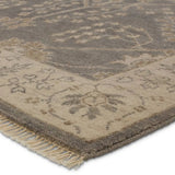 Featuring Liberty Reagan Hand-Knotted Rug by Jaipur Living at Amethyst Home. Inspired by traditional Oushak textiles, this elegant hand-knotted wool rug offers a timeless aesthetic to modern homes. A fresh and muted gray color palette lightens spaces, while the intricate floral pattern and border detail embraces a classic look.Hand Knotted100% WoolLIB02 Liberty. Amethyst Home provides interior design, new home construction design consulting, vintage area rugs, and lighting in the Miami metro area.