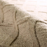 Featuring Lustrous Rug by Jaipur Living at Amethyst Home. The Lustrous design features flowing waves of 100% premium undyed wool in soft cream tones. Its high-low texture creates movement, adding an earthy, elemental ease to any modern space. Crafted with care to mimic a soumak weave, this rug offers timeless elegance and a soft, tactile feel.Hand Tufted100. Amethyst Home provides interior design, new home construction design consulting, vintage area rugs, and lighting in the Charlotte metro area.