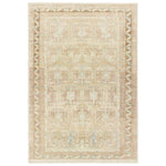 Featuring Magnus Rug by Jaipur Living at Amethyst Home. The Magnus design features a traditional pattern of small medallions set against a warm tan and beige backdrop, highlighted by subtle blue accents. Its vintage, distressed finish adds character and charm, making it feel like a treasured heirloom from the very first step.Hand Tufted100% PET YarnCSN. Amethyst Home provides interior design, new home construction design consulting, vintage area rugs, and lighting in the Salt Lake City metro area.