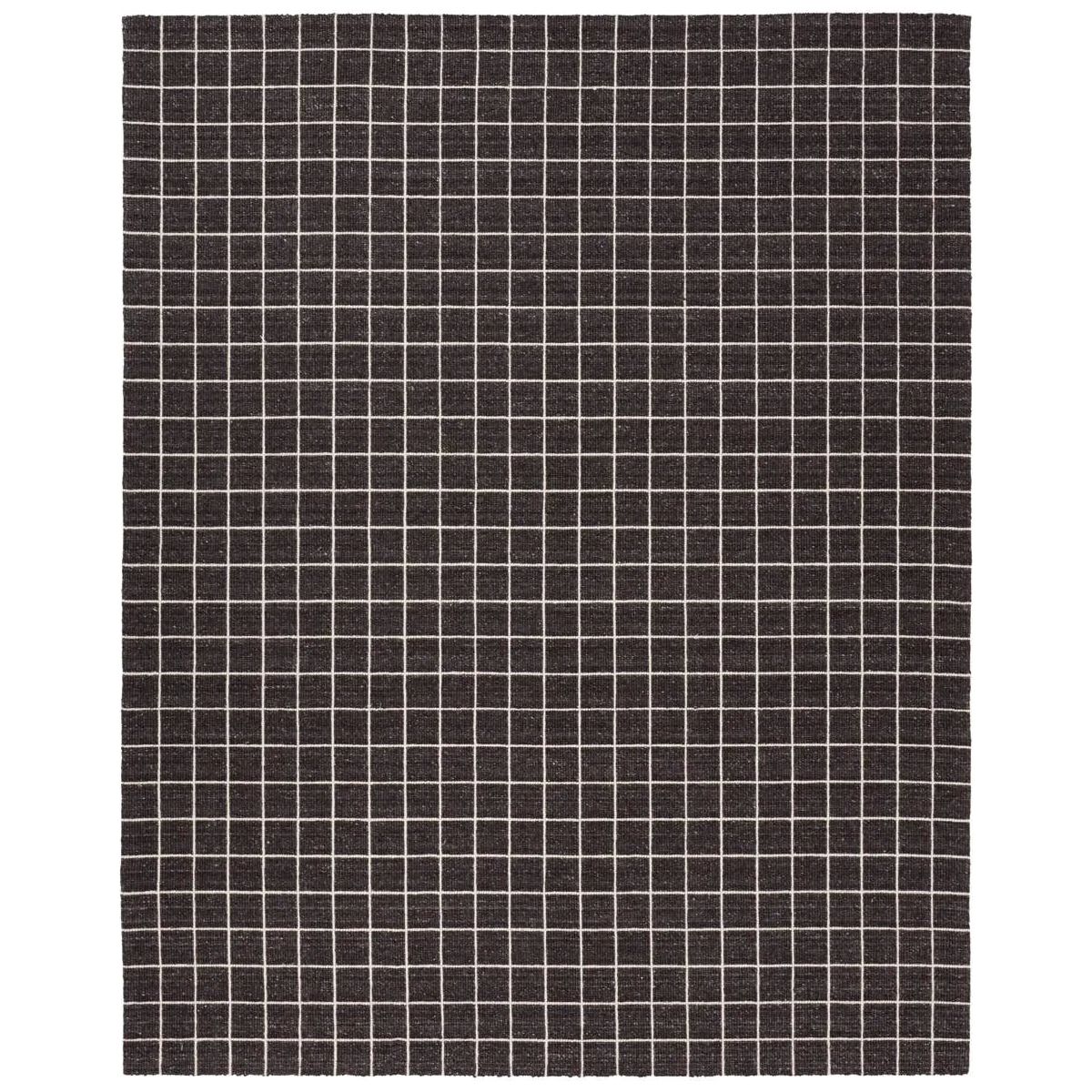 Featuring Oxford Club Rug by Jaipur Living at Amethyst Home. Elegant and casual in the same moment, the Oxford Club by Barclay Butera introduces handwoven accents to an array of spaces. This bolder and darker black colorway complements a range of palettes and styles, perfectly paired for modern and traditional homes alike. The Club design features a grid patter. Amethyst Home provides interior design, new home construction design consulting, vintage area rugs, and lighting in the Miami metro area.