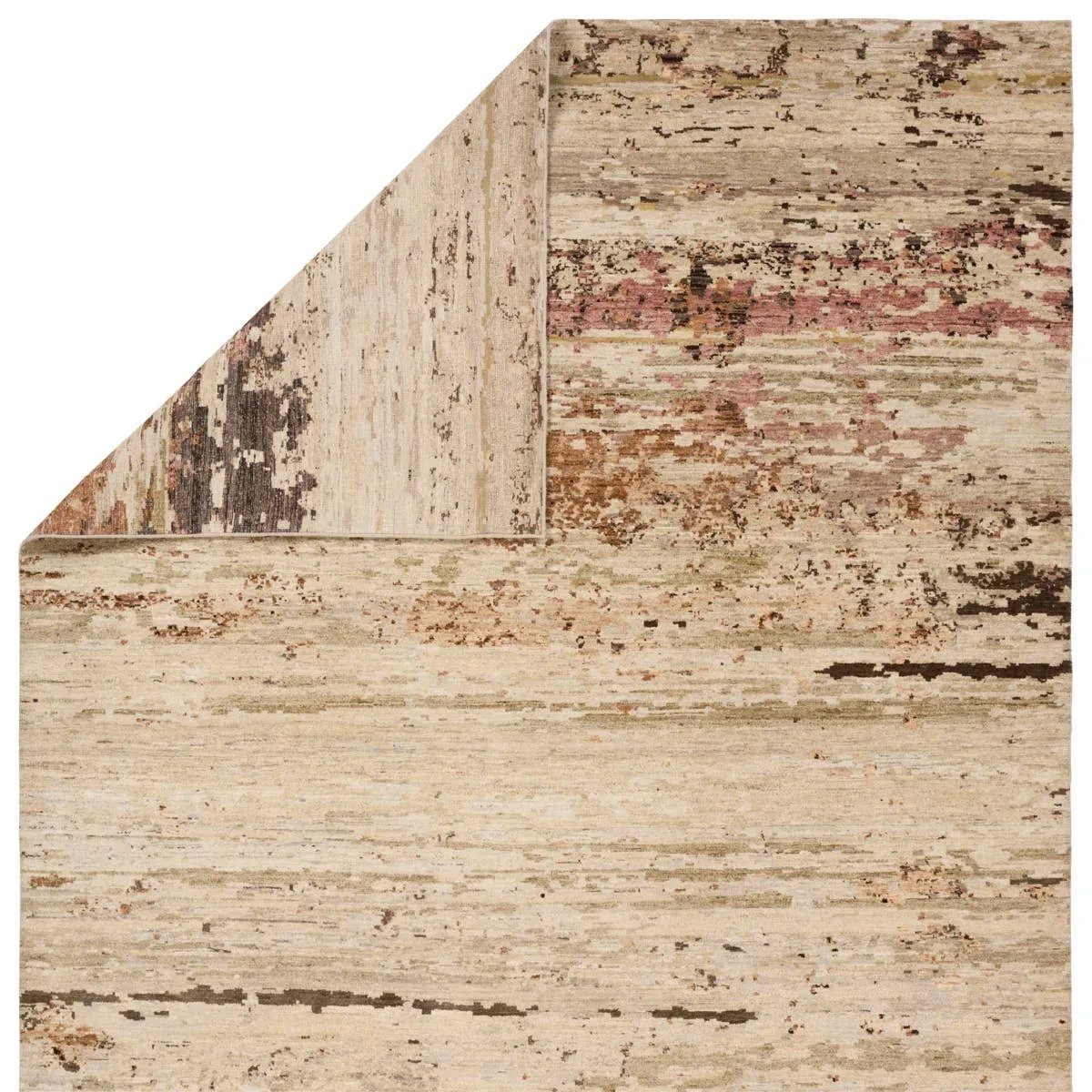 Featuring Ozzan Kian Hand-Knotted Rug by Jaipur Living at Amethyst Home. Resembling the allure of a terracotta landscape, this abstract beauty gives way to a space calling for a neutral masterpiece. The Kian design is stylish durability at its best, made of 100% wool for optimum durability yielding easy care for lived-in spaces.Hand Knotted100% WoolOZZ01 Oz. Amethyst Home provides interior design, new home construction design consulting, vintage area rugs, and lighting in the Nashville metro area.