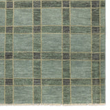 Featuring Quinlan Hand-Knotted Rug by Jaipur Living at Amethyst Home. The Quinlan design reinvents timeless geometric grid patterns, fusing classic charm with a modern edge. Its beautiful blue hue elevates any mid-century modern space, while the 100% wool construction offers natural stain resistance. Stylish and durable, this piece is designed to stand . Amethyst Home provides interior design, new home construction design consulting, vintage area rugs, and lighting in the Newport Beach metro area.
