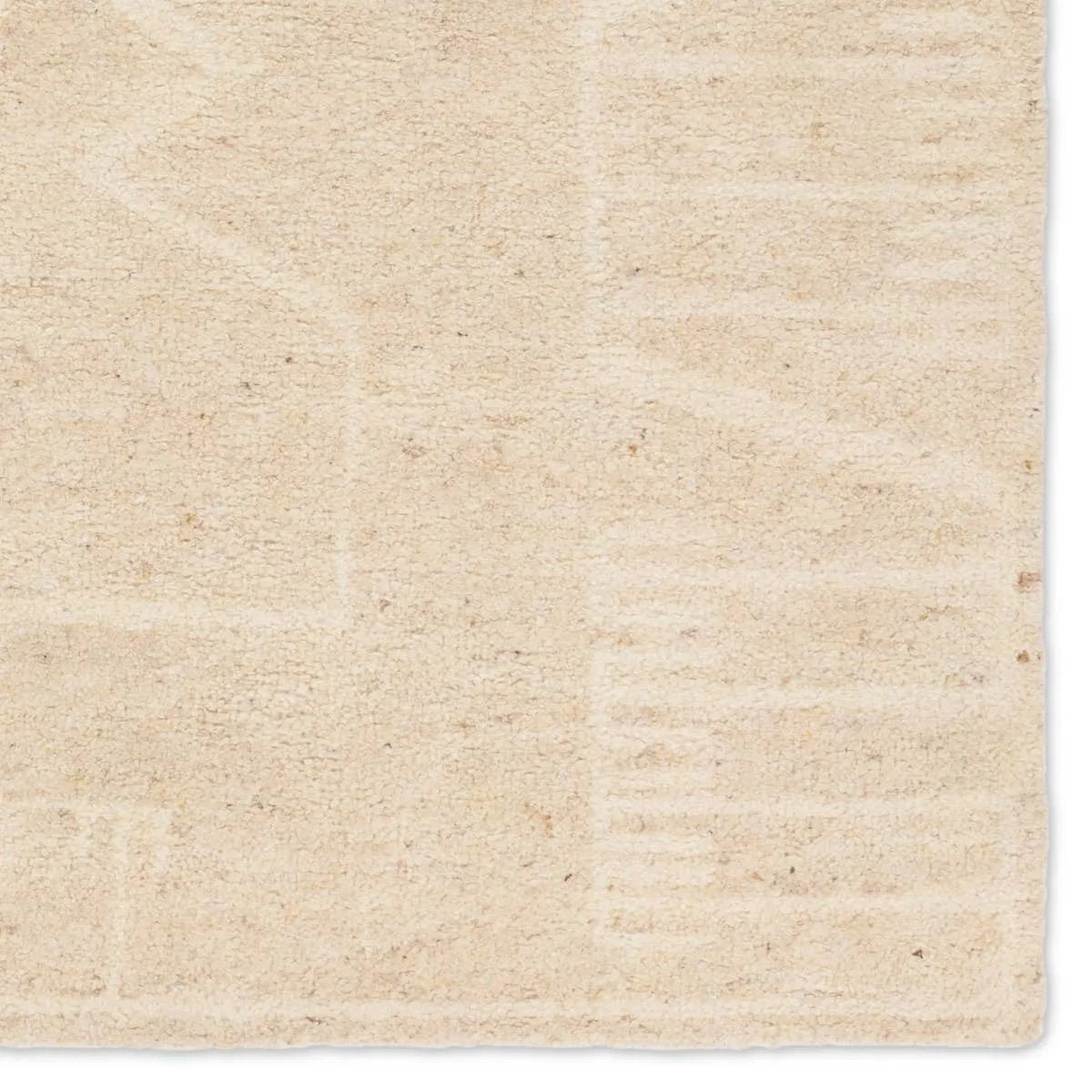 Featuring Repose  Essien Hand-Knotted Rug by Jaipur Living at Amethyst Home. The inviting and traditionally inspired Repose Essien marries stunning artisan quality and the beauty of natural, undyed wool. The Sherpa-like, hand-knotted construction of the Essien rug boasts a plush texture underfoot and is perfect for adding warmth and coziness to a space. The . Amethyst Home provides interior design, new home construction design consulting, vintage area rugs, and lighting in the Portland metro area.