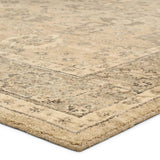 Featuring Rhan Hand-Knotted Rug by Jaipur Living at Amethyst Home. Where durability, style, and comfort come together, the Rhan rug's intricate design and sandy tones seamlessly settle into any space. This artisan-made rug is hand knotted, hand-carded, and handspun in India. It's soft to the touch and doesn't stain easily, so you can live more and worry les. Amethyst Home provides interior design, new home construction design consulting, vintage area rugs, and lighting in the San Diego metro area.