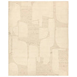 Featuring Riya Hand-Knotted Rug by Jaipur Living at Amethyst Home. The Lasden Riya redefines contemporary style with large-scale geometric patterns hand-knotted on plush wool. The Riya design offers an inviting softness underfoot, while pleasing the eyes with its neutral tones and visual interest. A textured high-low effect brings the Brutalist pattern. Amethyst Home provides interior design, new home construction design consulting, vintage area rugs, and lighting in the Salt Lake City metro area.