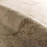 Featuring Saffron Rug by Jaipur Living at Amethyst Home. The Saffron design features a traditional pattern of small medallions, set against a warm tan and beige backdrop with subtle tan accents. Its vintage, distressed look adds character and charm, making it feel like a cherished heirloom from the very first step.Hand Tufted100% PET YarnCSN04 Casen Saffro. Amethyst Home provides interior design, new home construction design consulting, vintage area rugs, and lighting in the Alpharetta metro area.