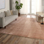 Featuring Second Sunset  Gradient Rug by Jaipur Living at Amethyst Home. The easy-to-decorate, earthy tones of the Second Sunset Gradient prove that simplicity can sometimes be striking. The Gradient rug is hand loomed of durable wool and jasmine for a sumptuous and inviting hand. The variation in the golden tan, gray, and beige tones of this lustrous rug cre. Amethyst Home provides interior design, new home construction design consulting, vintage area rugs, and lighting in the Houston metro area.