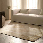 Featuring Sprig Hand-Knotted Rug by Jaipur Living at Amethyst Home. The Salinas Sprig is punctuated by vibrant hues and intricate details, bringing a bold, transitional look to any home. The hand-knotted Sprig rug expresses classic style with an intricate center medallion and surrounding border. Subtle tones of yellow and gold lend warmth and versatility, whi. Amethyst Home provides interior design, new home construction design consulting, vintage area rugs, and lighting in the Houston metro area.