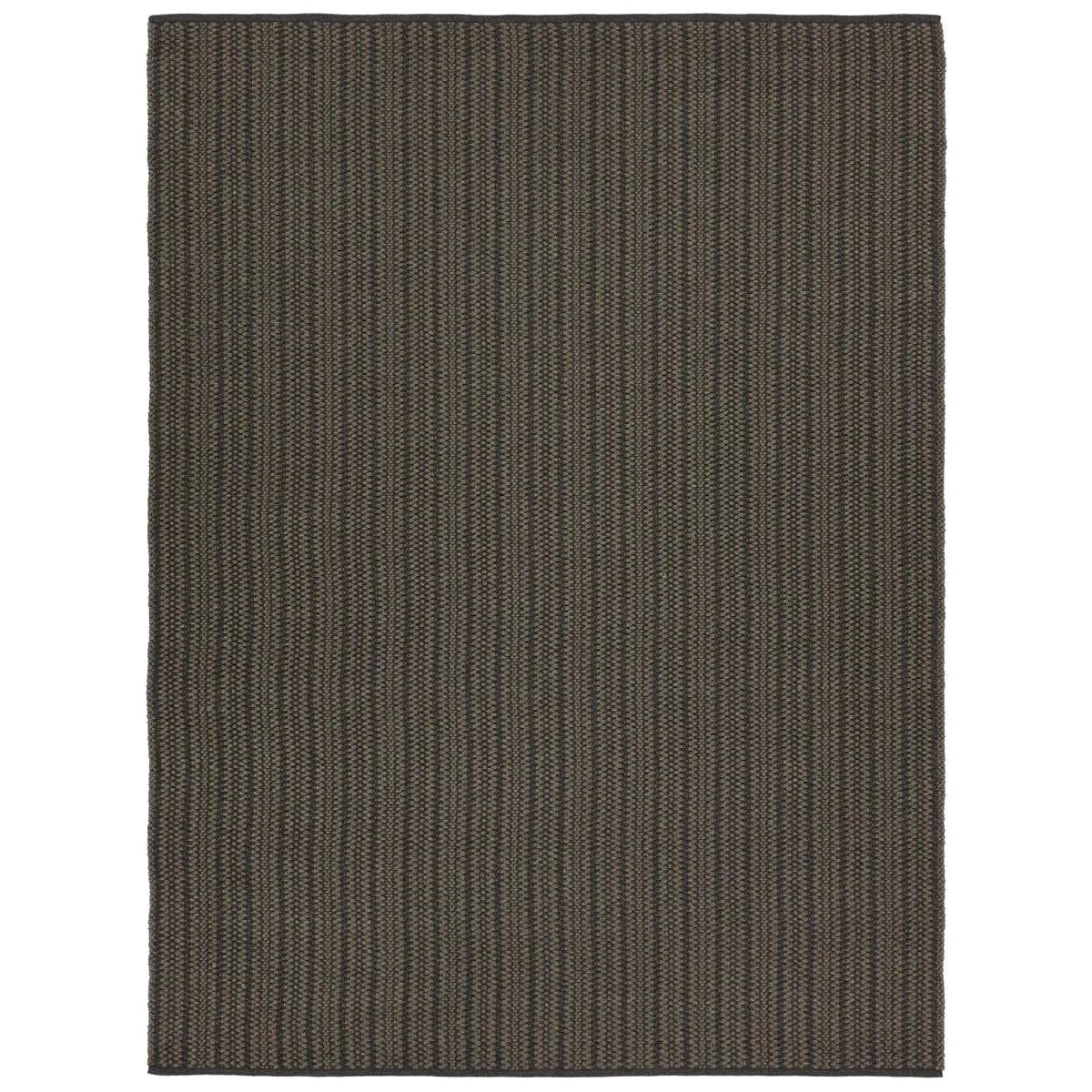 Featuring Talin Elmas Rug by Jaipur Living at Amethyst Home. Handwoven of thick and durable performance fibers, the Talin Elmas offers a sturdy accent with evocative texture to any space. Neutral, versatile colorways combine with an undulating striped weave for a not-so-solid, but perfectly grounding, modern design. The Elmas design?s gray and charcoal. Amethyst Home provides interior design, new home construction design consulting, vintage area rugs, and lighting in the Salt Lake City metro area.