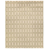 Featuring Vaila Hand-Knotted Rug by Jaipur Living at Amethyst Home. The Vaila design reinvents timeless geometric grid patterns, fusing classic charm with a modern edge. Soft beige tones elevate any mid-century modern space, while naturally stain-resistant wool handles medium-traffic areas, kids, and pets with ease. A durable yet stylish foundation, this pie. Amethyst Home provides interior design, new home construction design consulting, vintage area rugs, and lighting in the Portland metro area.