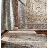 Featuring Kushal Hand-Knotted Rug by Surya at Amethyst Home. This beautiful and timeless Kushal Handmade Rug is the perfect way to add a touch of class to any room in your home. The updated traditional style with its high pile, wool and viscose blend, hand-knotted construction, and fringe detail create a luxurious look that will never go out of style. This r.  Amethyst Home provides interior design, new home construction design consulting, vintage area rugs, and lighting in the Seattle metro area.
