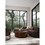 Featuring Kipton Gibson Mink 2-Piece Sectional by Four Hands at Amethyst Home. Sculpted and tailored, with a modern asymmetrical shape. Sectional is upholstered in a rich mink brown performance fabric. Performance fabrics are specially created to withstand spills, stains, high traffic and wear, ensuring long-term comfort and unmatched durability.Left ChaiseOverall Dimensions: 105. Amethyst Home provides interior design, new construction, custom furniture, and area rugs in the Alpharetta metro area