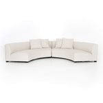Featuring Liam Dover Crescent Sectional by Four Hands at Amethyst Home. Eye-catching at every curve. A sophisticated take on sleek Italian design, cream linen-blend upholstery fashions an elongated crescent, bringing shapely effect to the modular sectional. Pieces can be positioned to form a large or small crescent, granting options to suit a space. Large crescent: 176.38"W x 66.5"S x. Amethyst Home provides interior design, new construction, custom furniture, and area rugs in the Miami metro area