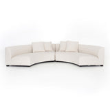 Featuring Liam Dover Crescent Sectional by Four Hands at Amethyst Home. Eye-catching at every curve. A sophisticated take on sleek Italian design, cream linen-blend upholstery fashions an elongated crescent, bringing shapely effect to the modular sectional. Pieces can be positioned to form a large or small crescent, granting options to suit a space. Large crescent: 176.38"W x 66.5"S x. Amethyst Home provides interior design, new construction, custom furniture, and area rugs in the Miami metro area