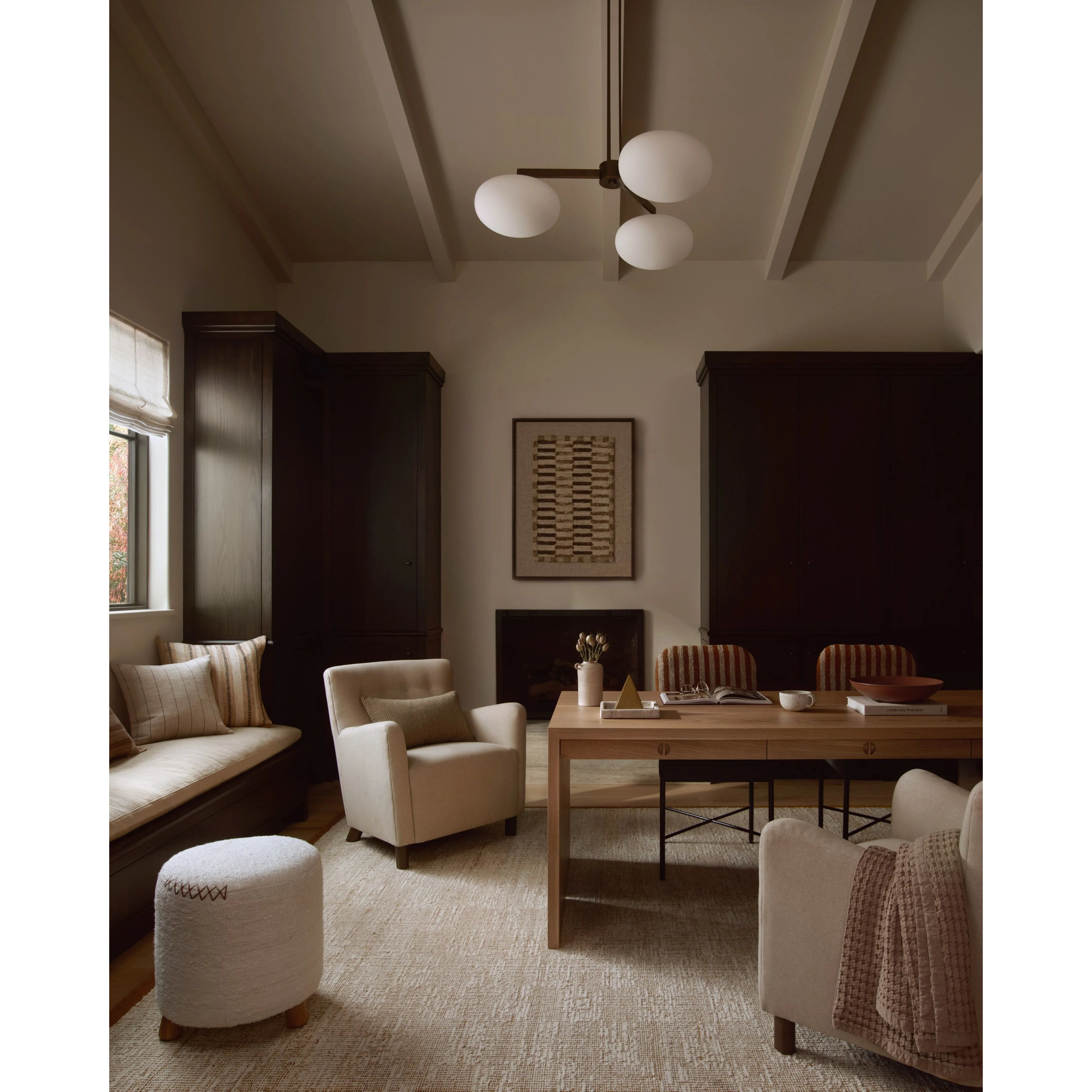 Featuring Amber Lewis x Loloi Dakota Spice / Ivory Rug by Loloi at Amethyst Home. The Dakota Collection by Amber Lewis x Loloi is a flatweave-style area rug with a muted checkerboard pattern framed with a deeper-toned border. The rug is hand-woven of wool and cotton for a durable, natural warmth in living rooms, bedrooms, and more. This collection is handm. Amethyst Home provides interior design, new home construction design consulting, vintage area rugs, and lighting in the Alpharetta metro area.