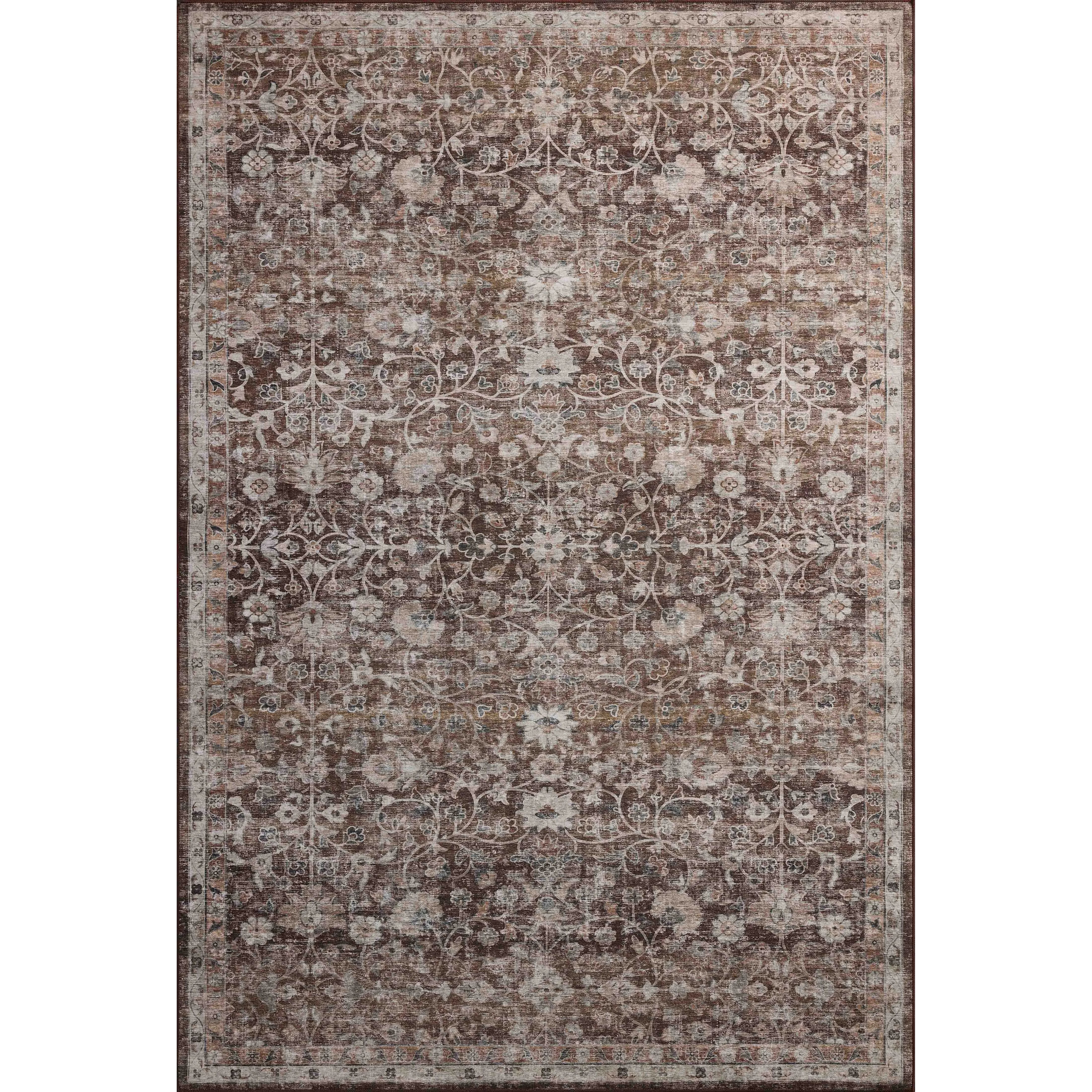Featuring Amber Lewis x Loloi Josie Earth / Natural Rug by Loloi at Amethyst Home. The Josie Collection is a machine-washable area rug with an exceptional design by Amber Lewis x Loloi. The rugs beautiful, vintage-inspired motifs in rich, earthy tones raise the standard for washable rugs. This collection is power-loomed of polyester in China and OEKO-TEX certi. Amethyst Home provides interior design, new home construction design consulting, vintage area rugs, and lighting in the Austin metro area.