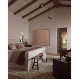 Featuring Amber Lewis x Loloi Marlowe Stone / Fog Rug by Loloi at Amethyst Home. The Marlowe Collection by Amber Lewis x Loloi is a handmade area rug with a coastal-inspired gridded design in natural color palettes. The rugs muted pattern adds understated depth with a durable, thick pile. This collection is hand-loomed of wool in India and Goodweave-certified. Amethyst Home provides interior design, new home construction design consulting, vintage area rugs, and lighting in the Seattle metro area.