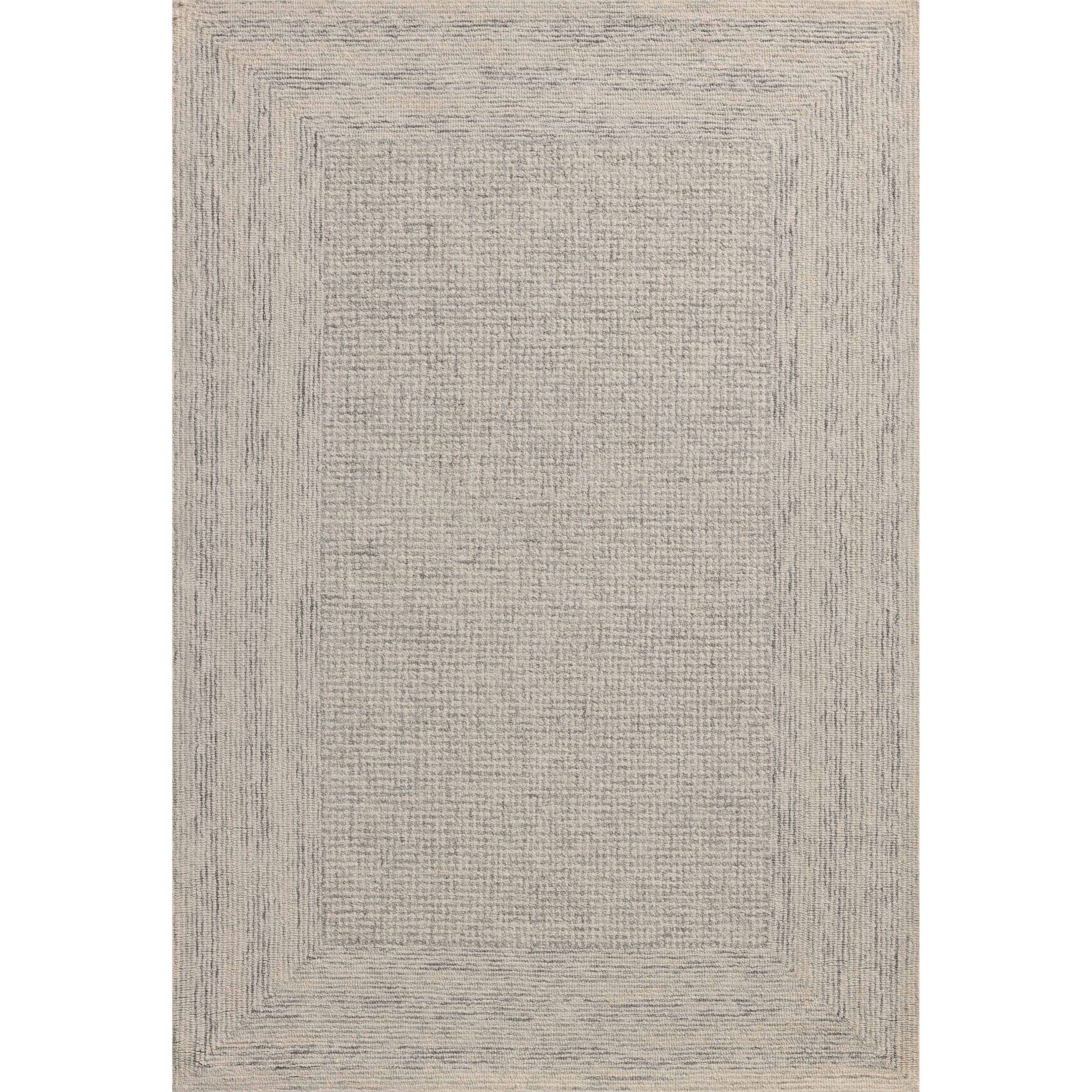 Featuring Amber Lewis x Loloi Windsor Ivory / Sky Rug by Loloi at Amethyst Home. The Windsor Collection reveals the beauty of simplicity. This hand-tufted wool area rug from Amber Lewis x Loloi features a framed design in sophisticated color palettes. The combination of natural materials and tones gives this area rug timeless versatility, with a substantia. Amethyst Home provides interior design, new home construction design consulting, vintage area rugs, and lighting in the Alpharetta metro area.