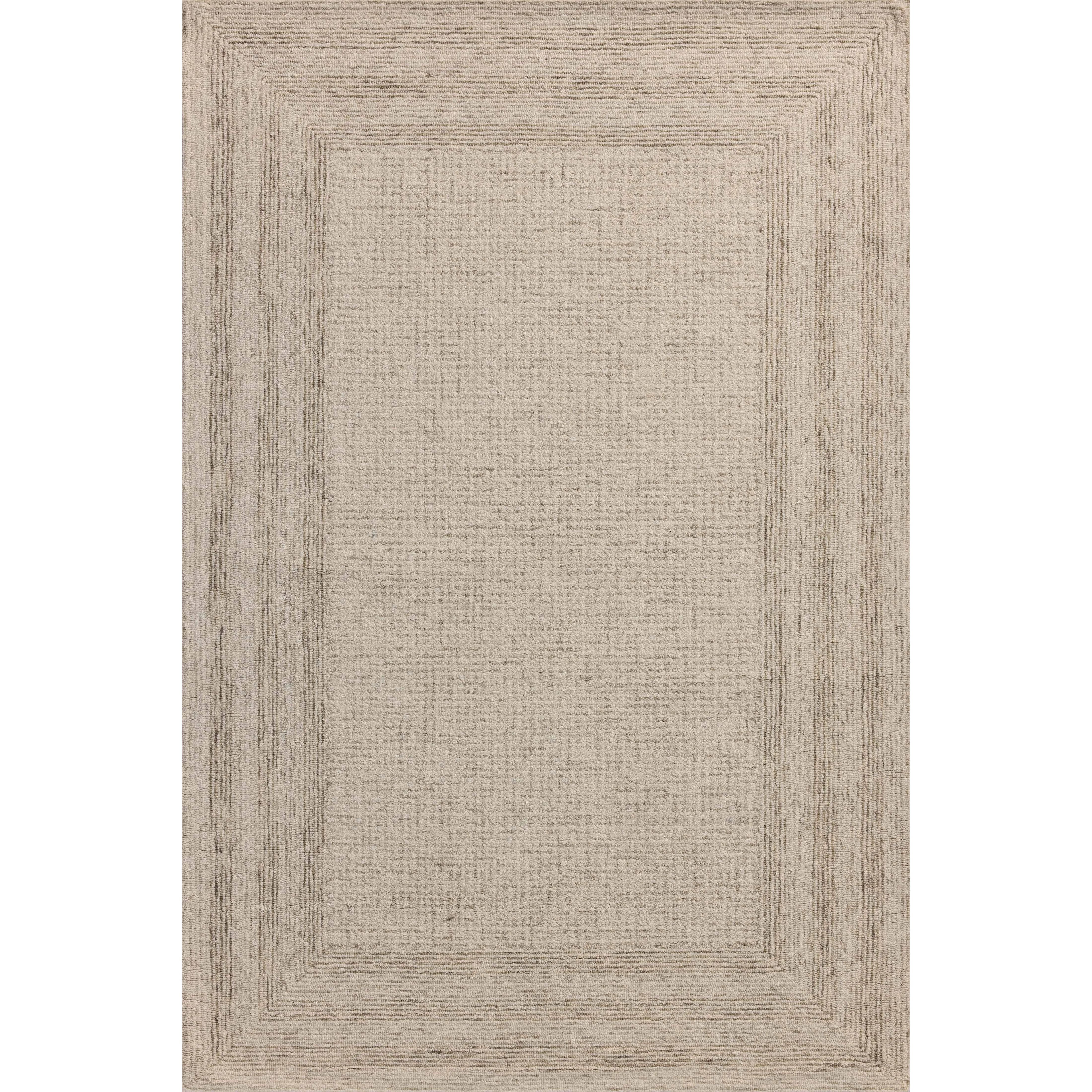 Featuring Amber Lewis x Loloi Windsor Ivory / Stone Rug by Loloi at Amethyst Home. The Windsor Collection reveals the beauty of simplicity. This hand-tufted wool area rug from Amber Lewis x Loloi features a framed design in sophisticated color palettes. The combination of natural materials and tones gives this area rug timeless versatility, with a substan. Amethyst Home provides interior design, new home construction design consulting, vintage area rugs, and lighting in the Los Angeles metro area.
