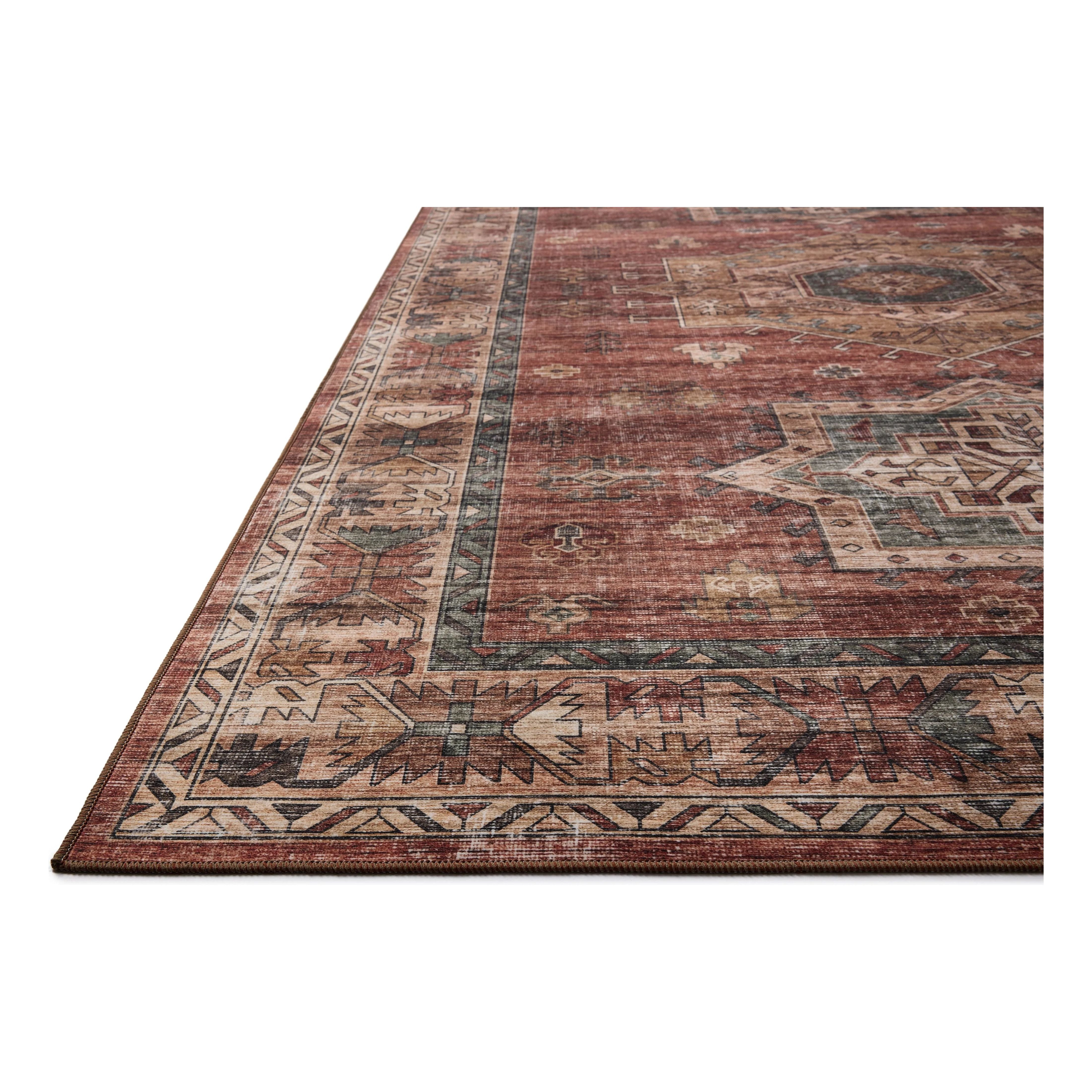 Featuring Anniston Machine Washable Spice / Multi Rug by Loloi at Amethyst Home. The Anniston Collection is a washable rug with traditional motifs in beautifully saturated and distressed tones. This durable area rug is power-loomed of polyester in China and designed for the busiest rooms of the home—living rooms, bedrooms, kitchens, hallways, and more. It . Amethyst Home provides interior design, new home construction design consulting, vintage area rugs, and lighting in the Alpharetta metro area.