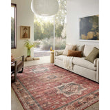 Featuring Anniston Machine Washable Spice / Multi Rug by Loloi at Amethyst Home. The Anniston Collection is a washable rug with traditional motifs in beautifully saturated and distressed tones. This durable area rug is power-loomed of polyester in China and designed for the busiest rooms of the home—living rooms, bedrooms, kitchens, hallways, and more. . Amethyst Home provides interior design, new home construction design consulting, vintage area rugs, and lighting in the Winter Garden metro area.