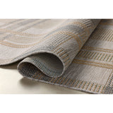 Featuring Birch Bone / Gold Rug by Loloi at Amethyst Home. The Birch Collection is a cool-toned area rug with an understated linear design that adds casual structure to contemporary home decor. The rug is power-loomed of durable polyester, an easy-to-clean, no-shed construction for the busiest rooms of the home. The Birch Collection is made in Turkey and OEK. Amethyst Home provides interior design, new home construction design consulting, vintage area rugs, and lighting in the Portland metro area.