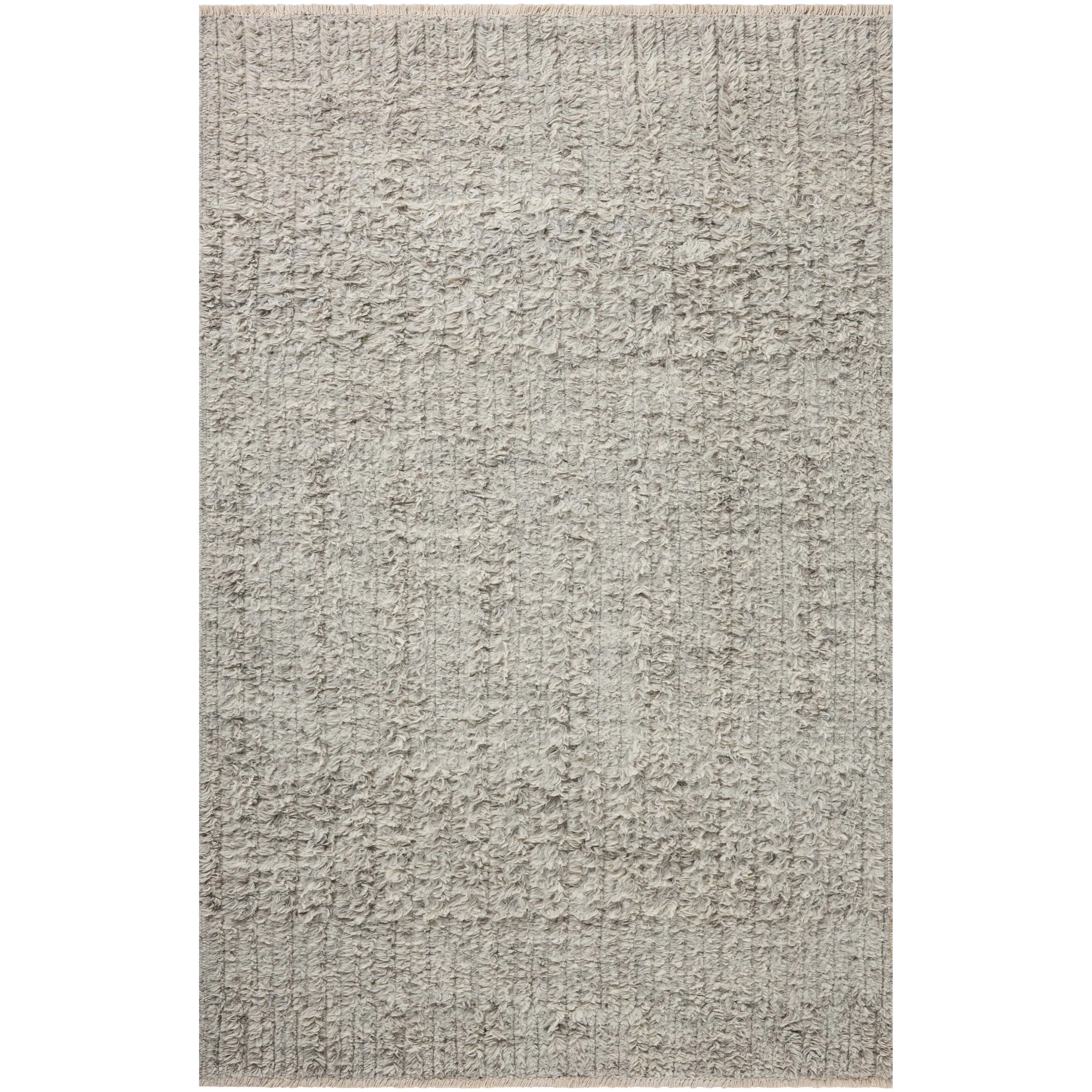 Featuring Brigette Romanek x Loloi Dana Grey Rug by Loloi at Amethyst Home. Irresistible to walk upon, the Dana Grey Rug by Brigette Romanek x Loloi has a high-low texture that alternates between a subtly shaggy pile and a soft base. Horizontal broken stripes give the area rug a fresh and energized structure, while a finish of fringe along the edges accentu. Amethyst Home provides interior design, new home construction design consulting, vintage area rugs, and lighting in the Charlotte metro area.