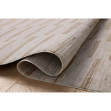 Featuring Cali Amber Lewis x Loloi  Ivory / Tobacco Rug by Loloi at Amethyst Home. The Cali Collection by Amber Lewis x Loloi is a light-toned area rug with a casual geometric pattern that lends a neutral pattern to any space. Cali is power-loomed of polyester in Turkey for easy-to-clean, no-shed durability in high-traffic areas. This collection is also OE. Amethyst Home provides interior design, new home construction design consulting, vintage area rugs, and lighting in the Washington metro area.