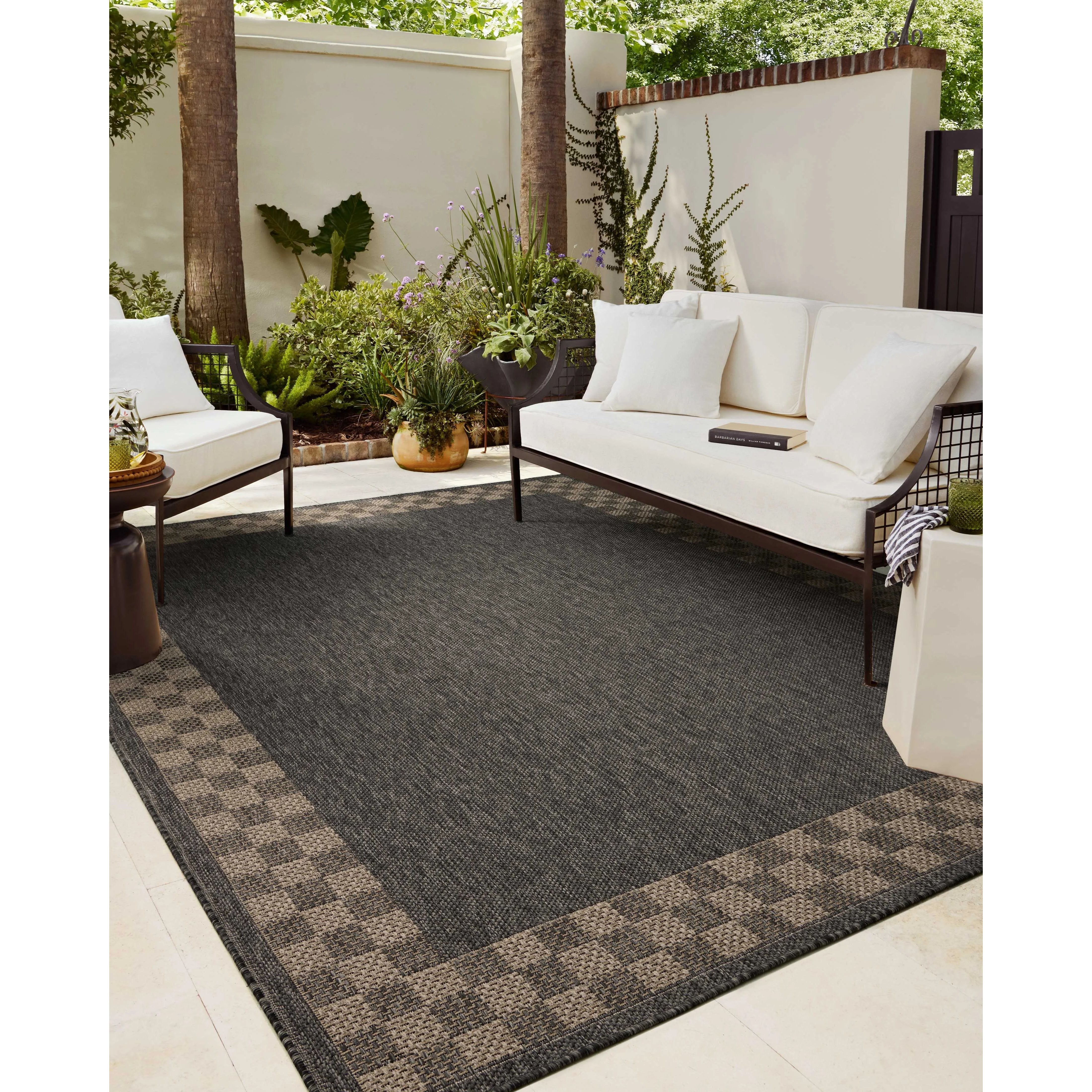 Featuring Chris Loves Julia × Loloi Providence Charcoal / Natural Rug by Loloi at Amethyst Home. The Providence Collection is an indoor/outdoor rug with a woven-style design by Chris Loves Julia x Loloi. Providence is made of extra durable power-loomed polyester for versatile styling in patios, mudrooms, dining rooms, hallways, or more. It has an earth-toned,. Amethyst Home provides interior design, new home construction design consulting, vintage area rugs, and lighting in the Houston metro area.