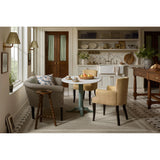 Featuring Chris Loves Julia × Loloi Scottie Fog / Ivory Rug by Loloi at Amethyst Home. The Scottie Collection from Chris Loves Julia x Loloi is a hand-tufted wool area rug with a playful scalloped edge and lower-pile, striped border for a touch of structure. The rugs overall pile is thick and plush, available in easygoing earth tones and neutral colorways. Th. Amethyst Home provides interior design, new home construction design consulting, vintage area rugs, and lighting in the Houston metro area.