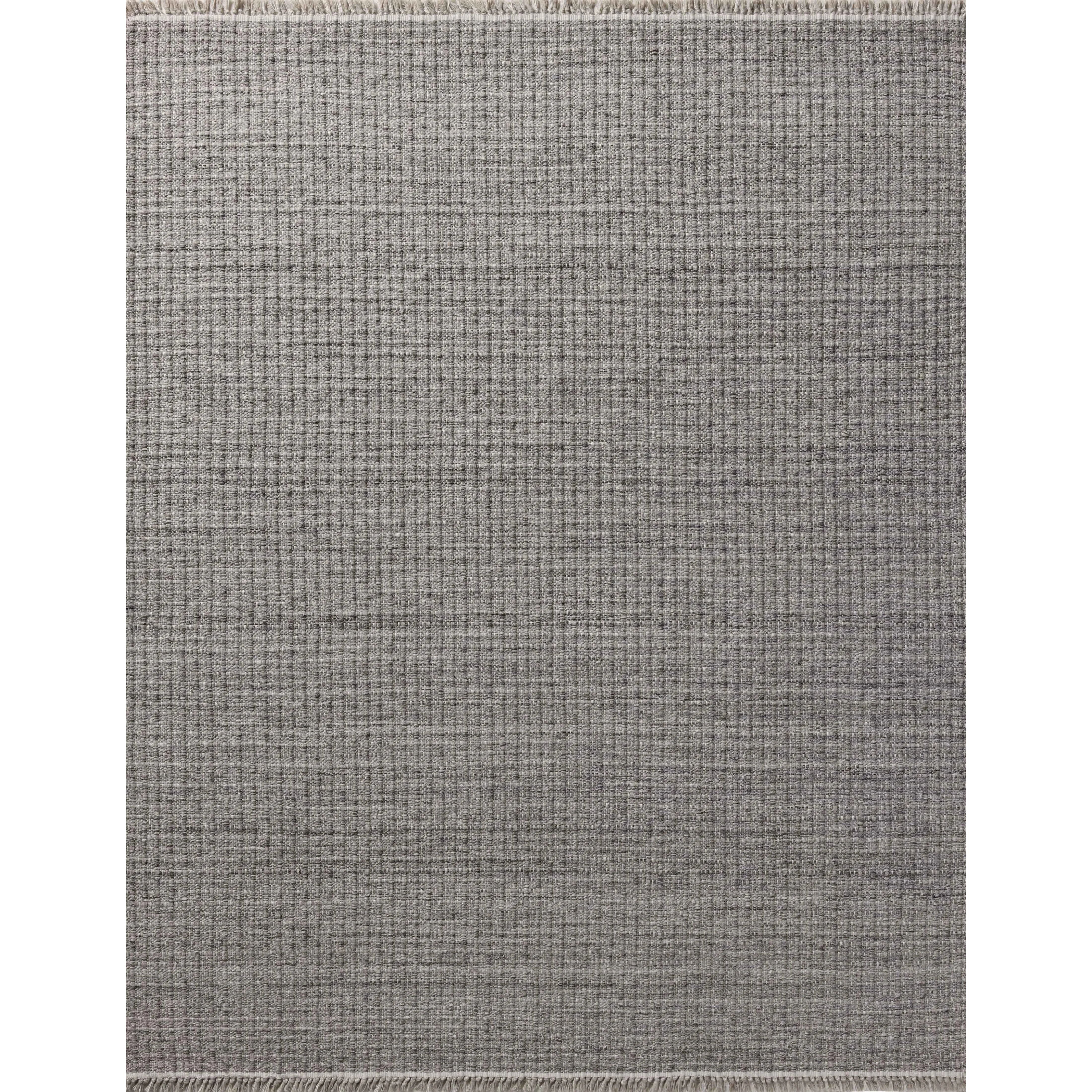 Featuring Duncan Smoke Rug by Loloi at Amethyst Home. The Duncan Collection is a handmade area rug thats interwoven with white threads for subtle contrast and finished with fringed edges. This collection is soft yet exceptionally durable and easy to clean, making it right at home in busy living rooms, entryways, dining rooms, and outdoor patios. Duncan is ha. Amethyst Home provides interior design, new home construction design consulting, vintage area rugs, and lighting in the Monterey metro area.