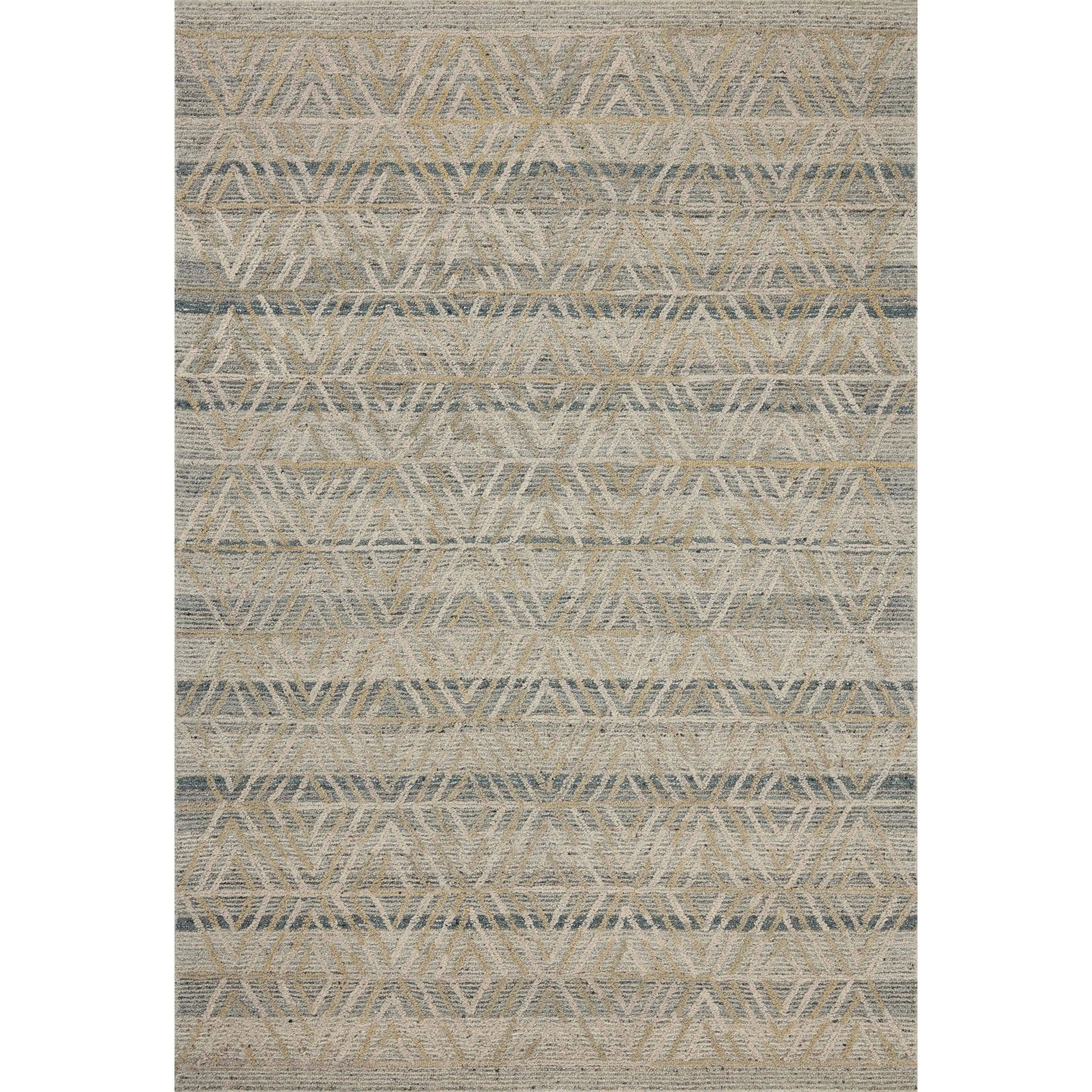 Featuring Elias Fog / Natural Rug by Loloi at Amethyst Home. The Elias Fog / Natural Rug is a hand-tufted wool area rug with lively graphic patterns in earth and stone tones. There’s a unique texture to the rug made by over-tufting, in which a design is hand-tufted over a tufted base, creating a subtle high-low pile. This collection is made in India and Good. Amethyst Home provides interior design, new home construction design consulting, vintage area rugs, and lighting in the Monterey metro area.