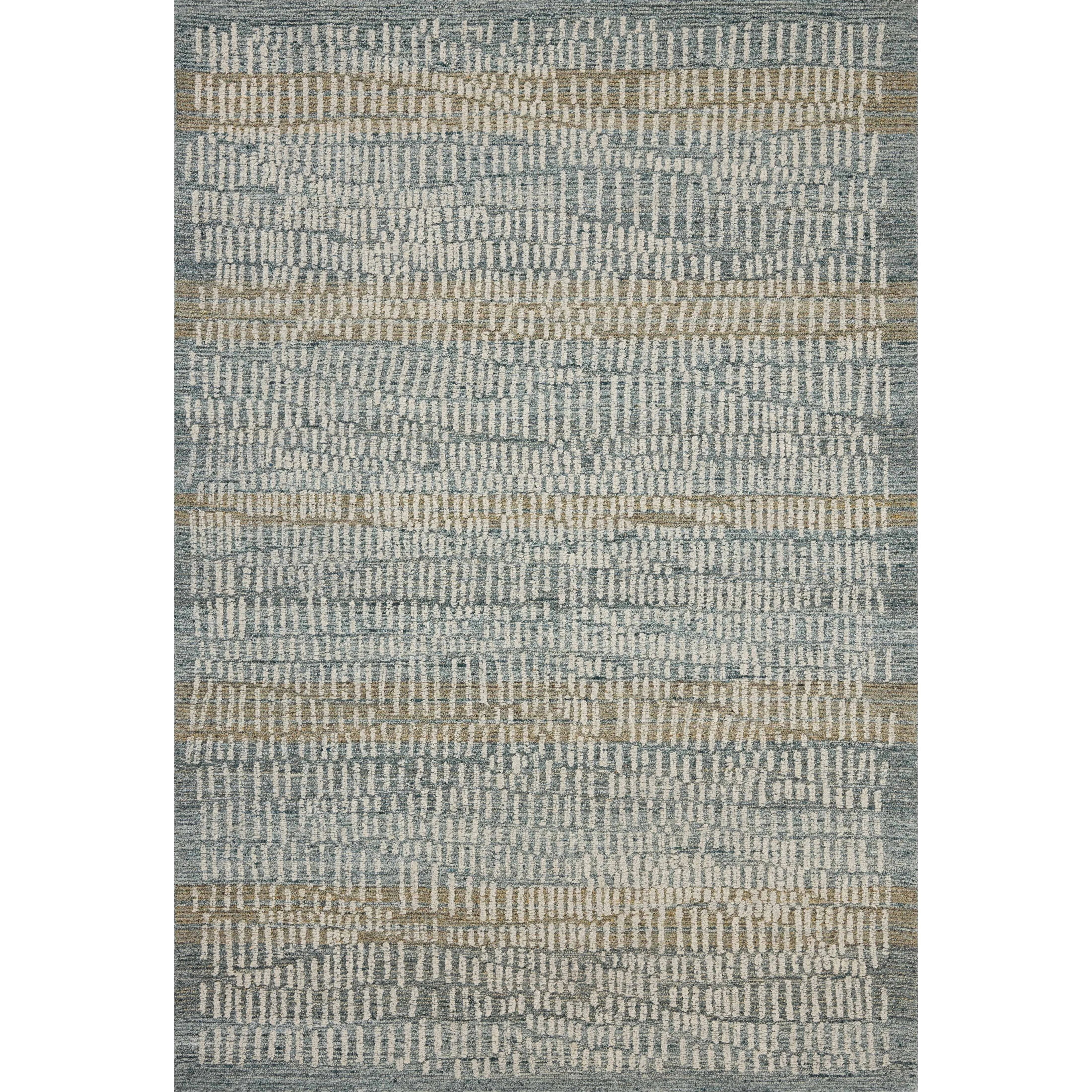 Featuring Elias Ocean / Oatmeal Rug by Loloi at Amethyst Home. The Elias Ocean / Oatmeal Rug is a hand-tufted wool area rug with lively graphic patterns in earth and stone tones. There’s a unique texture to the rug made by over-tufting, in which a design is hand-tufted over a tufted base, creating a subtle high-low pile. This collection is made in India and Goo. Amethyst Home provides interior design, new home construction design consulting, vintage area rugs, and lighting in the Miami metro area.