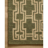Featuring Jeremiah Brent x Loloi Barrow Moss / Beige Rug by Loloi at Amethyst Home. The Barrow Collection by Jeremiah Brent x Loloi is a hand-tufted area rug with a bold linear design inspired by modern art and classical architecture. The rugs pile is a blend of wool and jute for a stable, substantial feel that can ground living rooms, dining rooms, bedroom. Amethyst Home provides interior design, new home construction design consulting, vintage area rugs, and lighting in the Charlotte metro area.