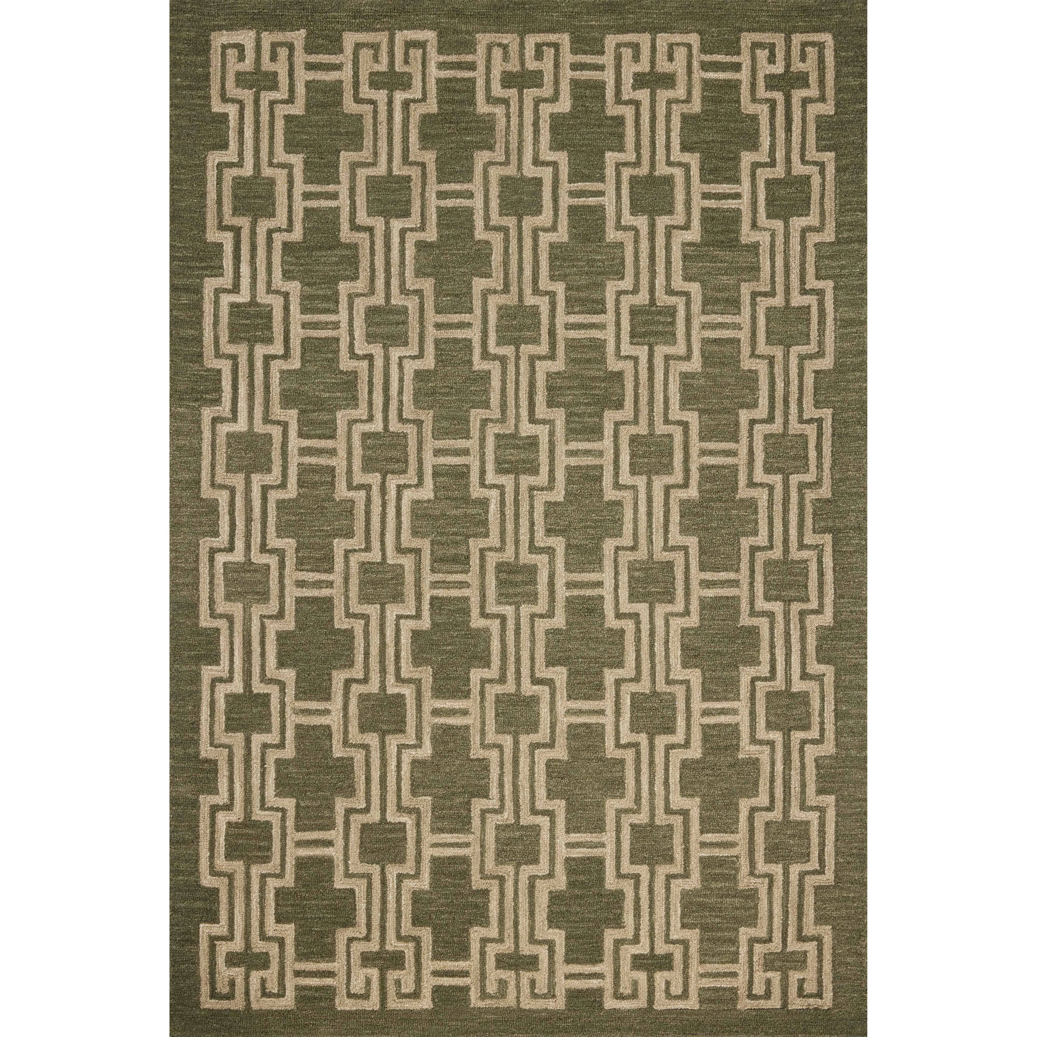 Featuring Jeremiah Brent x Loloi Barrow Moss / Beige Rug by Loloi at Amethyst Home. The Barrow Collection by Jeremiah Brent x Loloi is a hand-tufted area rug with a bold linear design inspired by modern art and classical architecture. The rugs pile is a blend of wool and jute for a stable, substantial feel that can ground living rooms, dining rooms, bedroo. Amethyst Home provides interior design, new home construction design consulting, vintage area rugs, and lighting in the Scottsdale metro area.