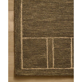 Featuring Jeremiah Brent x Loloi Barrow Olive / Natural Rug by Loloi at Amethyst Home. The Barrow Collection by Jeremiah Brent x Loloi is a hand-tufted area rug with a bold linear design inspired by modern art and classical architecture. The rugs pile is a blend of wool and jute for a stable, substantial feel that can ground living rooms, dining rooms, bedr. Amethyst Home provides interior design, new home construction design consulting, vintage area rugs, and lighting in the Park City metro area.