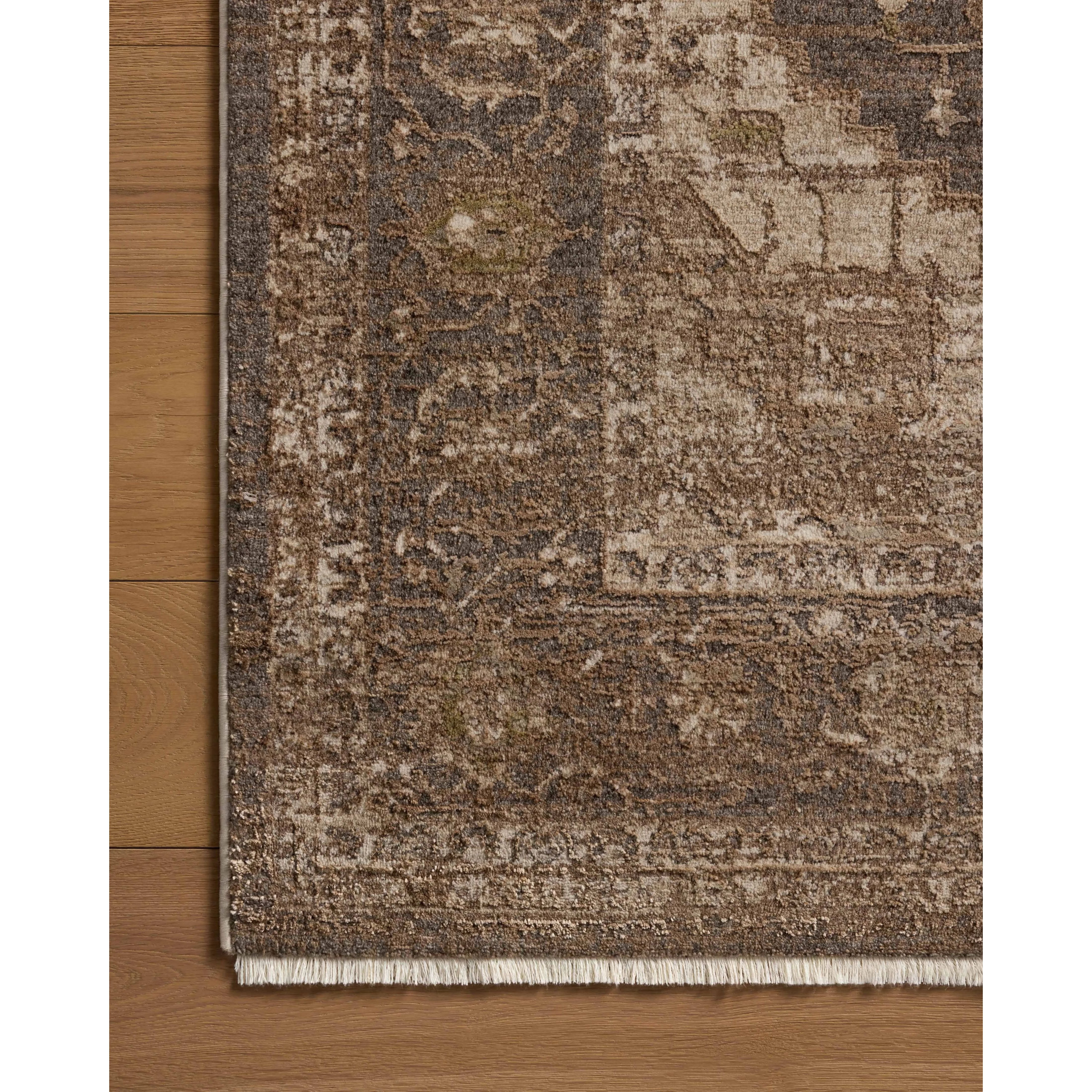 Featuring Haywood Mocha Rug by Loloi at Amethyst Home. The Haywood Collection is an easy-to-clean, earth-toned area rug with a subtly distressed traditional design. Haywood is power-loomed of polyester in Turkey, a durable area rug for a living room, bedroom, dining room, or other high-traffic spaces.  Power Loomed  HYD-03 Loloi Ii x Loloi Mocha. Amethyst Home provides interior design, new home construction design consulting, vintage area rugs, and lighting in the Washington metro area.