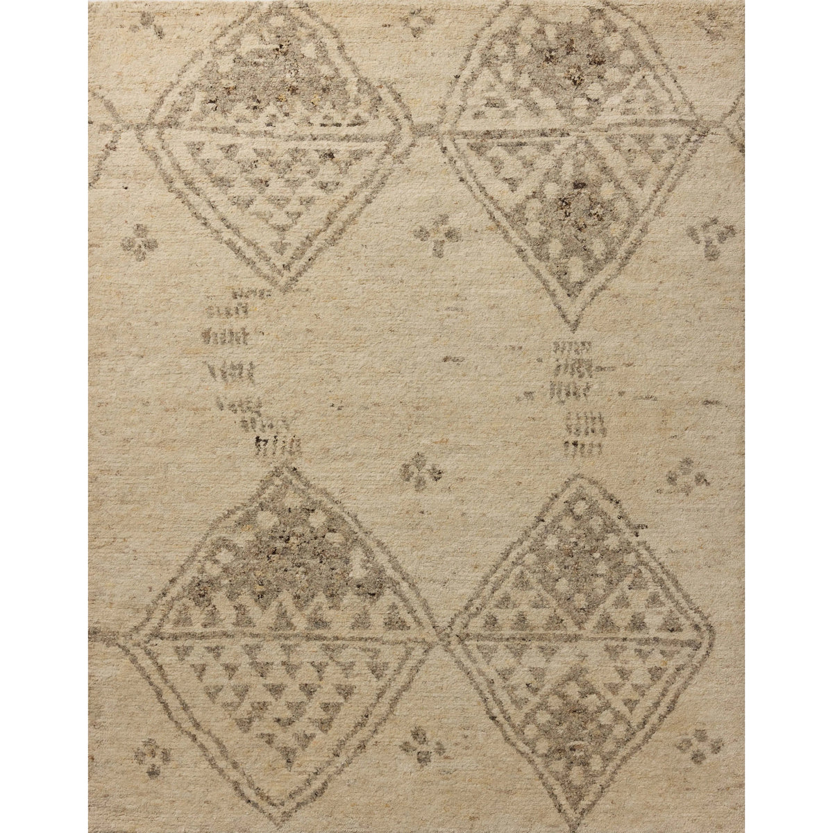 Meryl Ivory / Grey Hand-Knotted Rug
