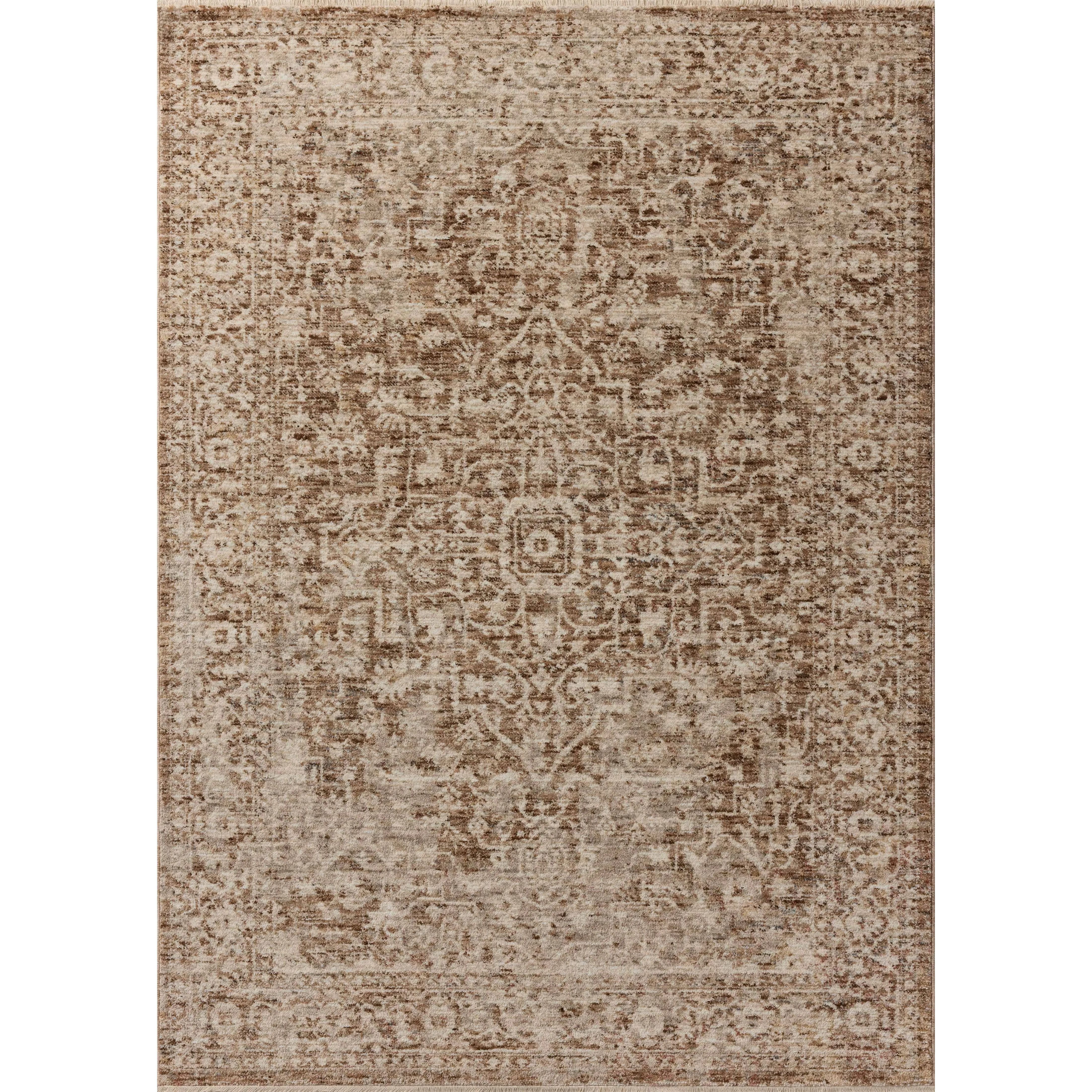 Featuring Newman Bark / Natural Rug by Loloi at Amethyst Home. The Newman Collection is a power-loomed area rug made of soft space-dyed polyester, which lends a subtle gradation of color in an easy-to-clean, no-shed construction. The versatile, vintage-inspired design features distressed white motifs against lovely and light tonal backgrounds. The Newman C. Amethyst Home provides interior design, new home construction design consulting, vintage area rugs, and lighting in the Des Moines metro area.