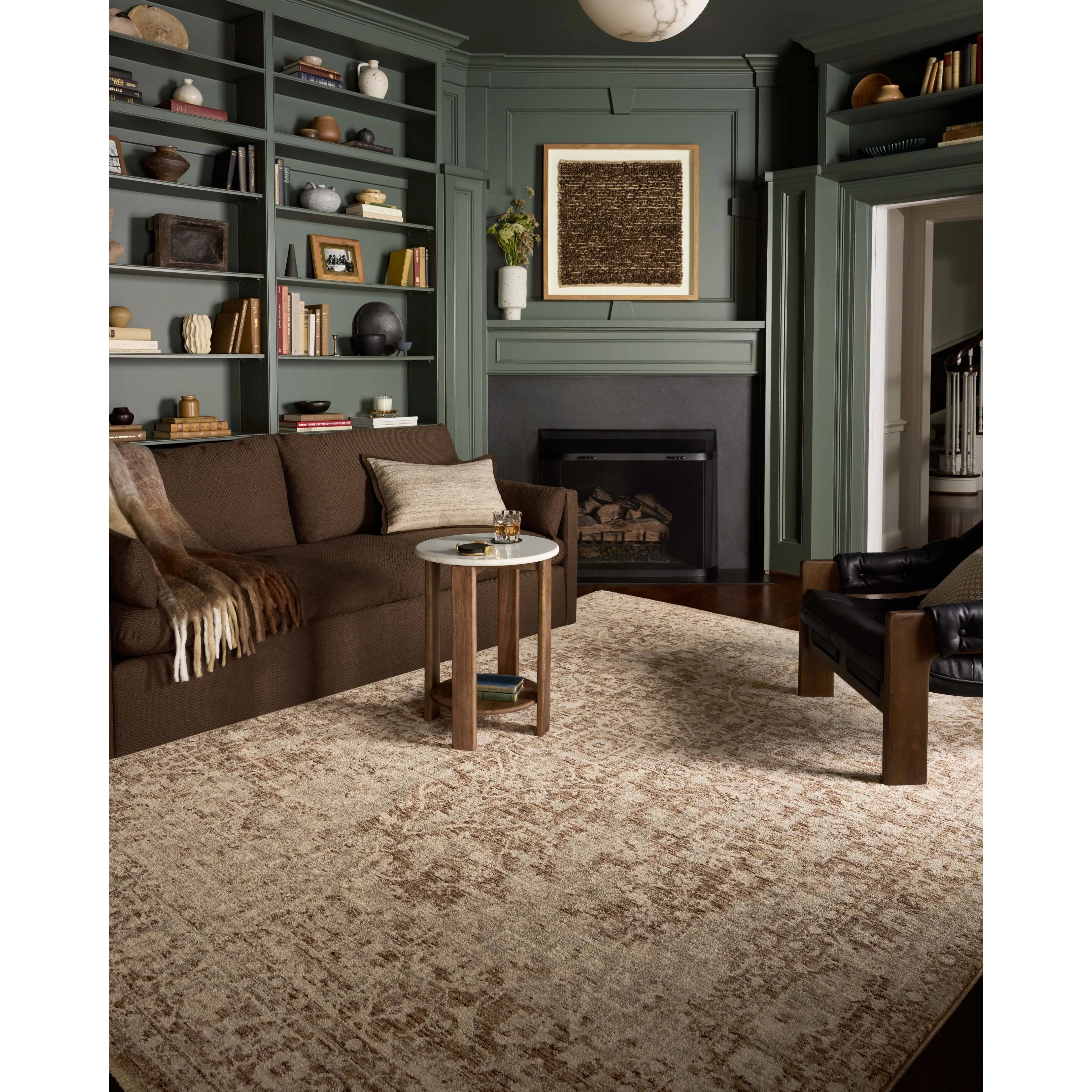 Featuring Newman Bark / Natural Rug by Loloi at Amethyst Home. The Newman Collection is a power-loomed area rug made of soft space-dyed polyester, which lends a subtle gradation of color in an easy-to-clean, no-shed construction. The versatile, vintage-inspired design features distressed white motifs against lovely and light tonal backgrounds. The Newm. Amethyst Home provides interior design, new home construction design consulting, vintage area rugs, and lighting in the Salt Lake City metro area.