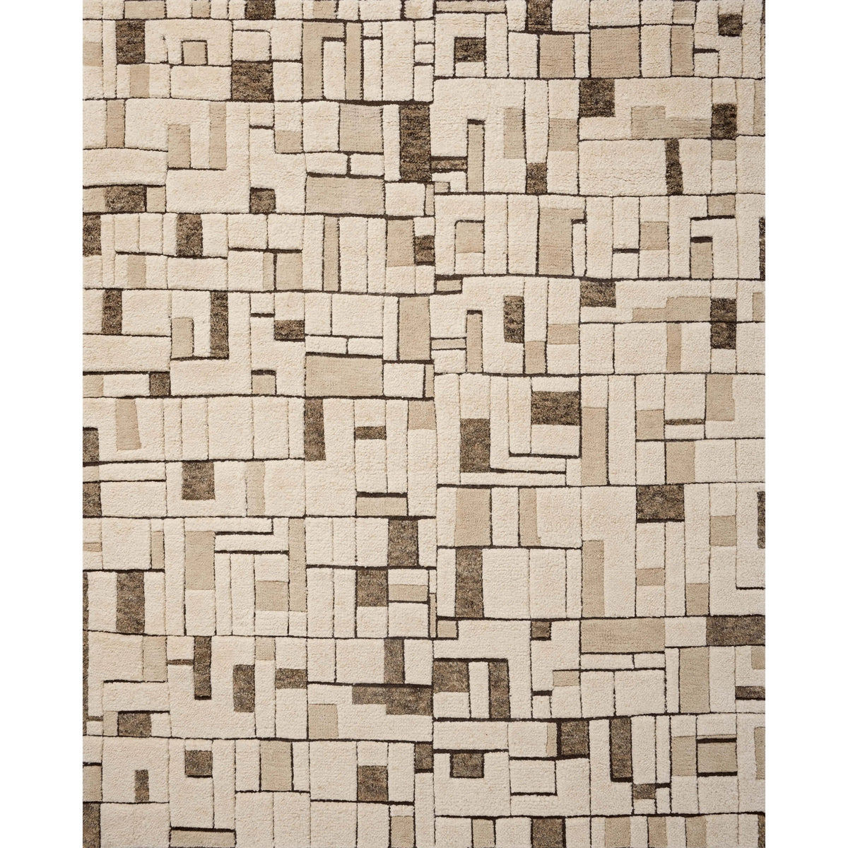 Otto Coffee / Natural Hand-Knotted Rug