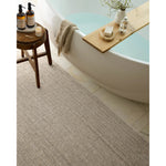 Featuring Thorne Natural Rug by Loloi at Amethyst Home. The Thorne Collection is a hand-loomed area rug with thin, textured lines. The rug's neutral, heathered tones add levity to living rooms, coziness to bedrooms, and casual warmth to dining rooms. Thorne is loomed of durable, easy-to-clean polyester in India and GoodWeave-certified, ensuring our commitm. Amethyst Home provides interior design, new home construction design consulting, vintage area rugs, and lighting in the Scottsdale metro area.