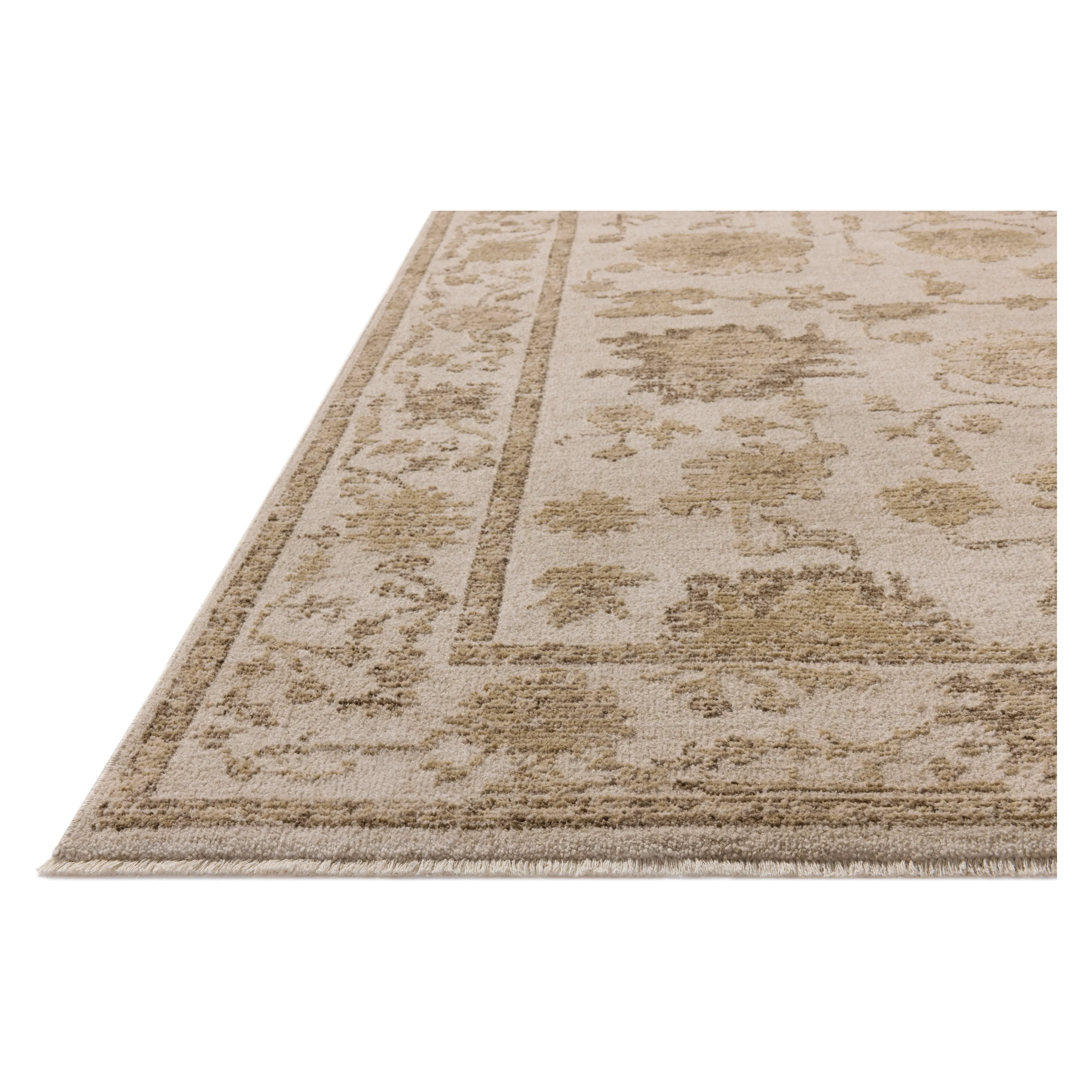 Featuring Willa Fog / Natural Rug by Loloi at Amethyst Home. The Willa Collection is a power-loomed area rug based on traditional Turkish motifs that ebb and flow across the design with the yarns shifting tones. The rugs vintage-style design and light palettes with tones of sand and pale sky is elegantly neutral for living rooms, bedrooms, hallways, an. Amethyst Home provides interior design, new home construction design consulting, vintage area rugs, and lighting in the Salt Lake City metro area.