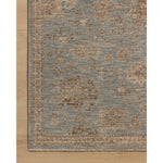 Featuring Willa Sky / Natural Rug by Loloi at Amethyst Home. The Willa Collection is a power-loomed area rug based on traditional Turkish motifs that ebb and flow across the design with the yarns shifting tones. The rugs vintage-style design and light palettes with tones of sand and pale sky is elegantly neutral for living rooms, bedrooms, hallways, and mo. Amethyst Home provides interior design, new home construction design consulting, vintage area rugs, and lighting in the Washington metro area.