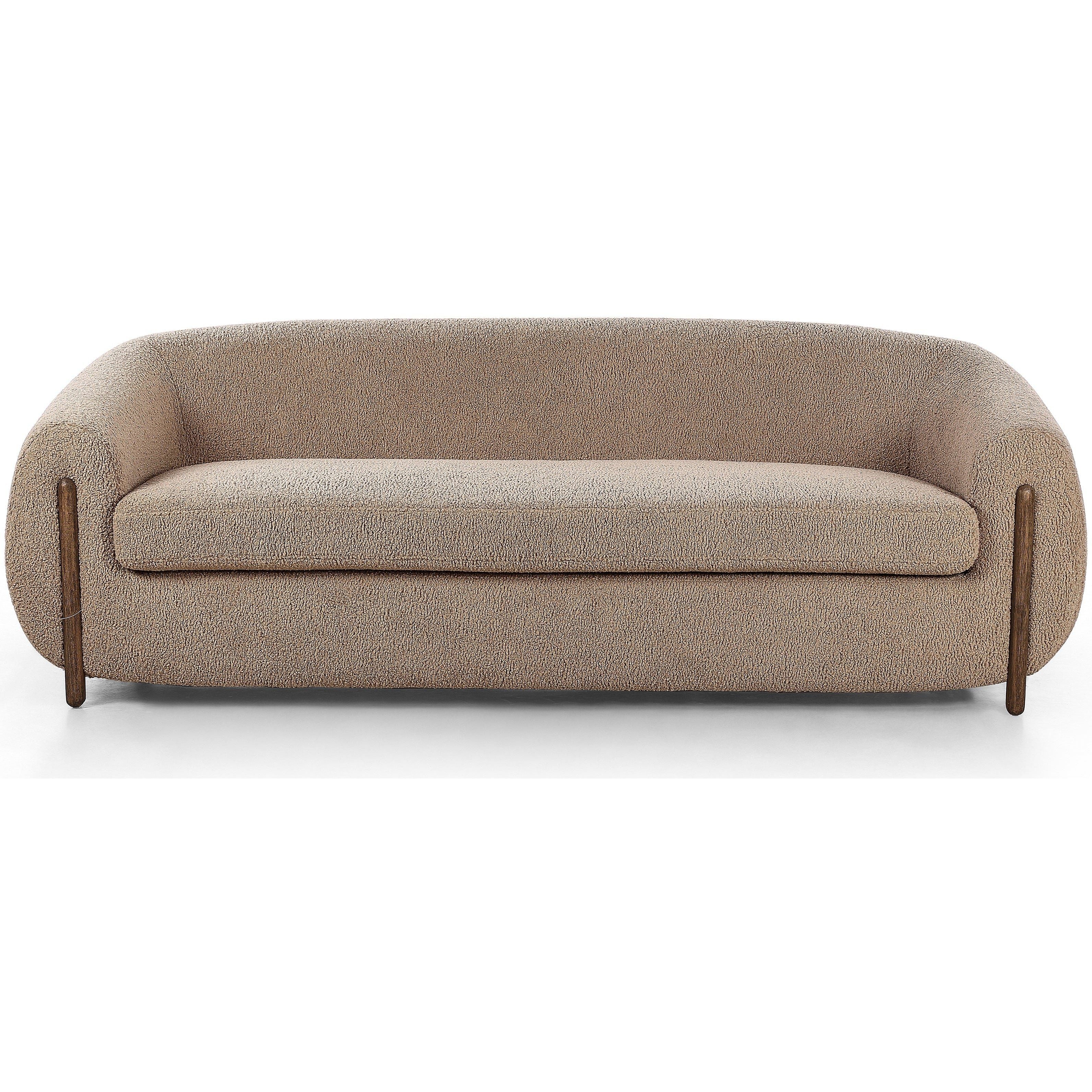 Lyla Sheepskin Camel Sofa  Four Hands