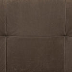 Featuring Marcia Nubuck Cigar Accent Bench by Four Hands at Amethyst Home. Designed by Thomas Bina and Ronald Sasson, a design partnership blending both modern minimalist and Brazilian influences. Crafted from natural reclaimed French oak with overstated joint details, with a top-grain leather cushion for comfort. Rounded edges bring a soft, playful feel to the entire piece.Ov. Amethyst Home provides interior design, new construction, custom furniture, and area rugs in the Winter Garden metro area