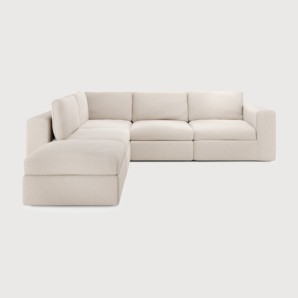 Featuring Mellow Off White Eco Left No Modular Sofa Set by Ethnicraft at Amethyst Home. Comfort ideals form the basis of the Mellow. With clean and classic lines, paired with subtle seam detailing, the Mellow is the welcoming anchor to a liveable lounge space. Choose and place configurable pieces together to create a sofa tailored to your space, or enjoy the convenience of a pre. Amethyst Home provides interior design, new construction, custom furniture, and area rugs in the Kansas City metro area