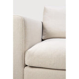 Featuring Mellow Off White Modular Sofa by Ethnicraft at Amethyst Home. Comfort ideals form the basis of the Mellow. With clean and classic
lines, paired with subtle seam detailing, the Mellow is the welcoming
anchor to a liveable lounge space. Choose and place configurable pieces together for a personalised sofa to suit your needs.Adjustable Feet : NoBackrest Density : 30 kg/m³C. Amethyst Home provides interior design, new construction, custom furniture, and area rugs in the Scottsdale metro area